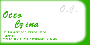 otto czina business card