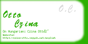 otto czina business card